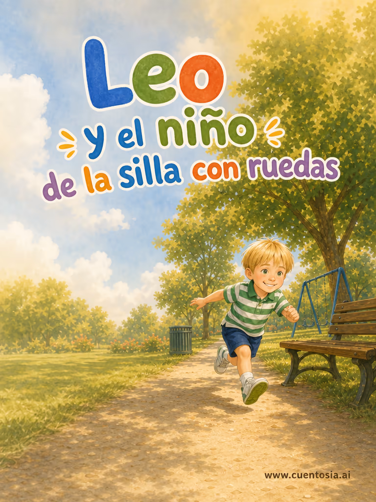 Leo y el niño de la silla con ruedas