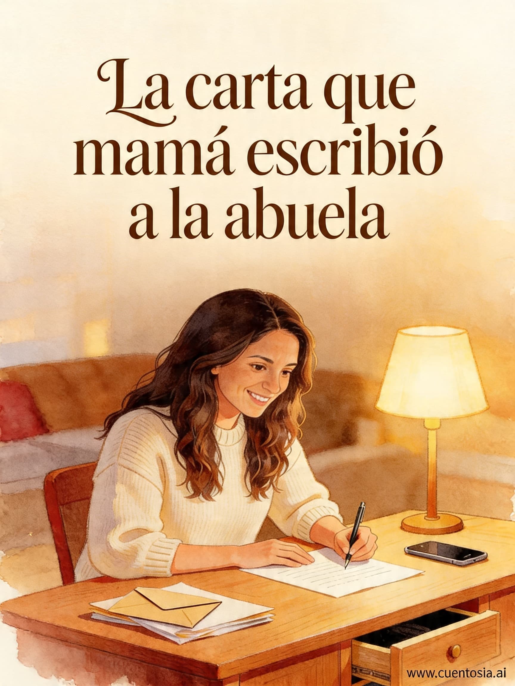 Portada: La carta que mamá escribió a la abuela