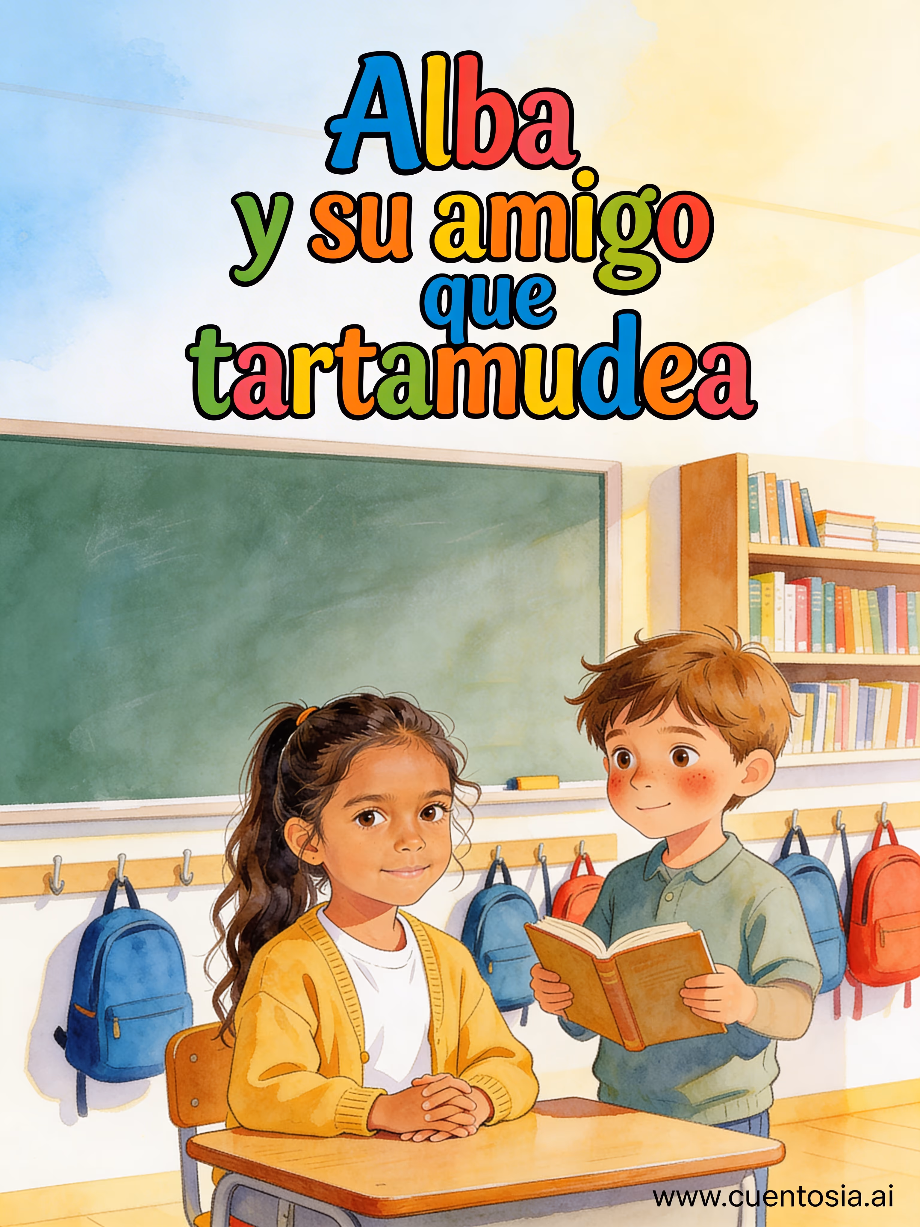 Alba y su amigo que tartamudea