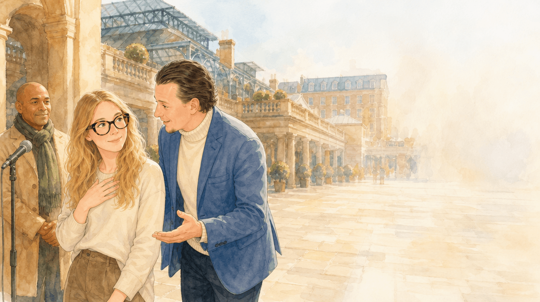 Illustration de la scène 4: Marie chante à Covent Garden