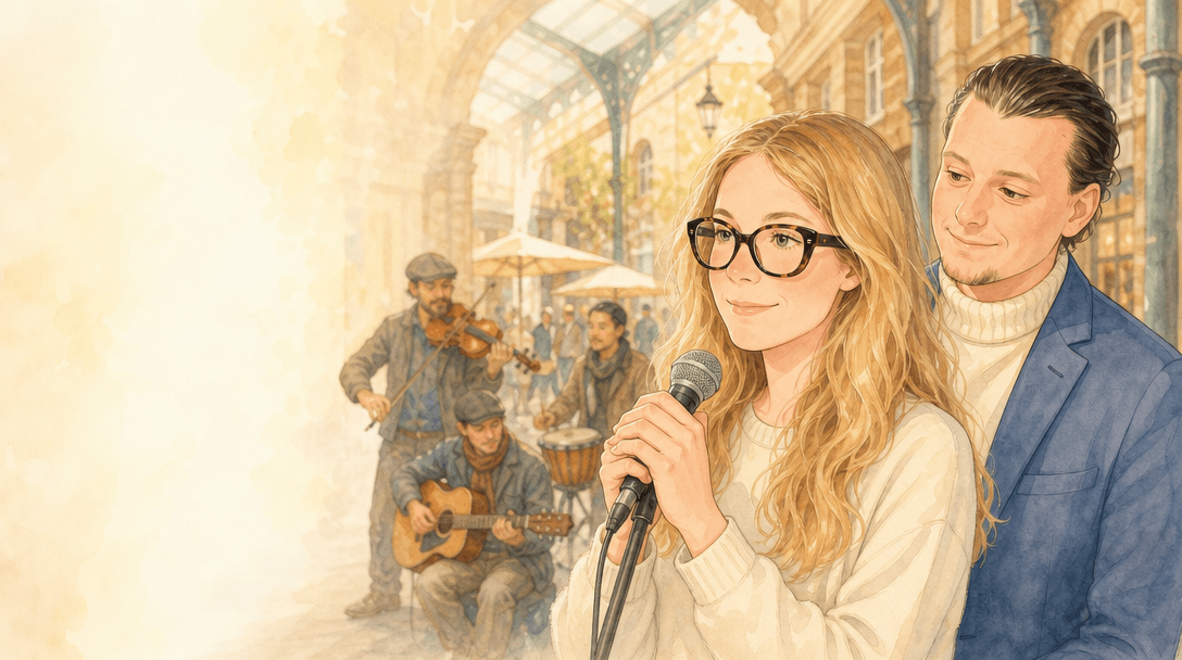 Illustration de la scène 5: Marie chante à Covent Garden