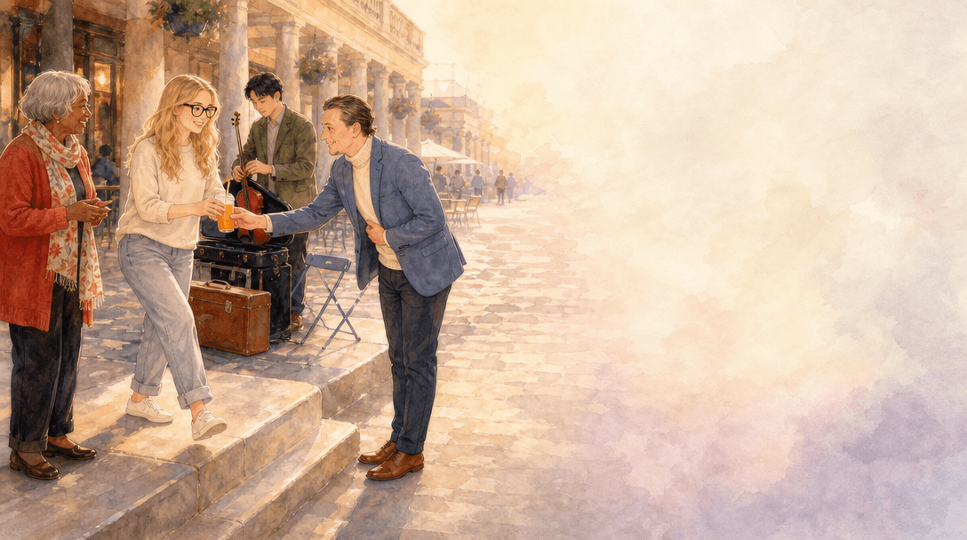 Illustration de la scène 8: Marie chante à Covent Garden