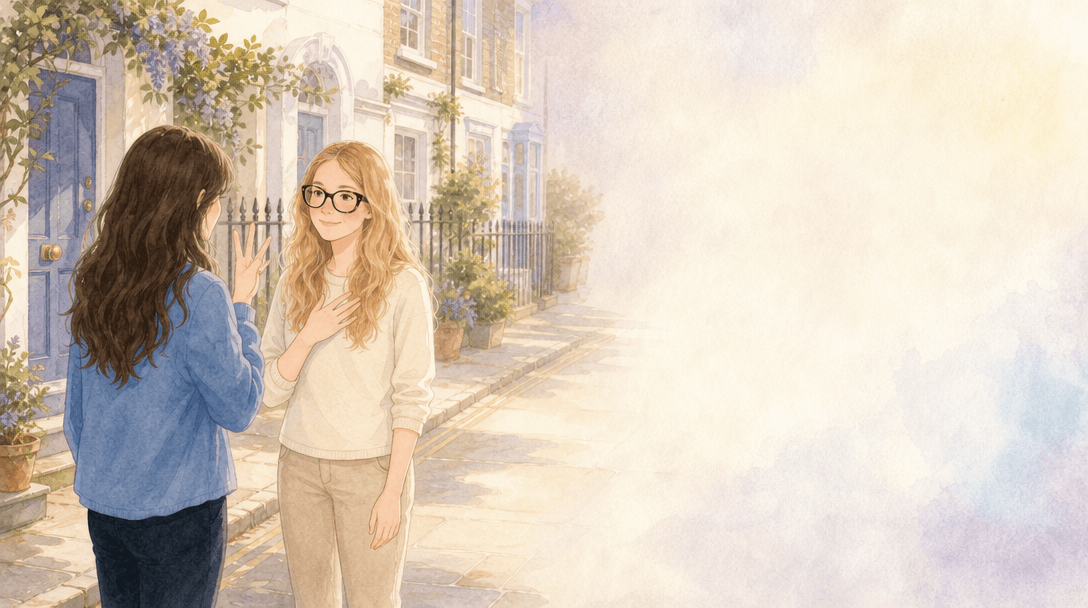 Illustration de la scène 3: Marie visite Notting Hill