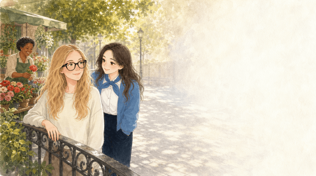 Illustration de la scène 5: Marie visite Notting Hill