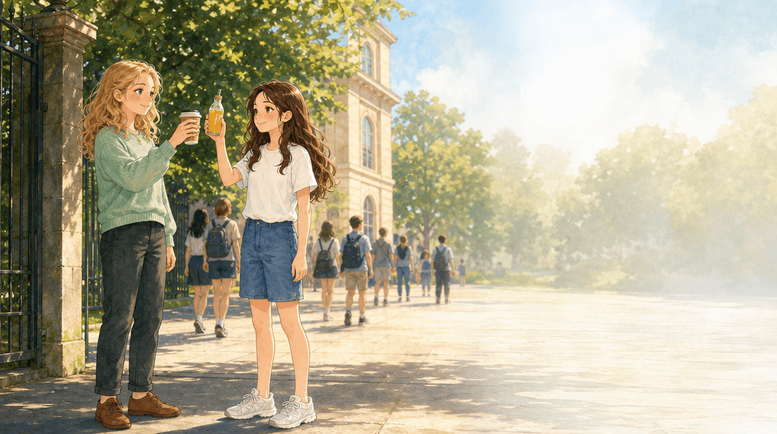 Illustration de la scène 13: Emma prépare son bac