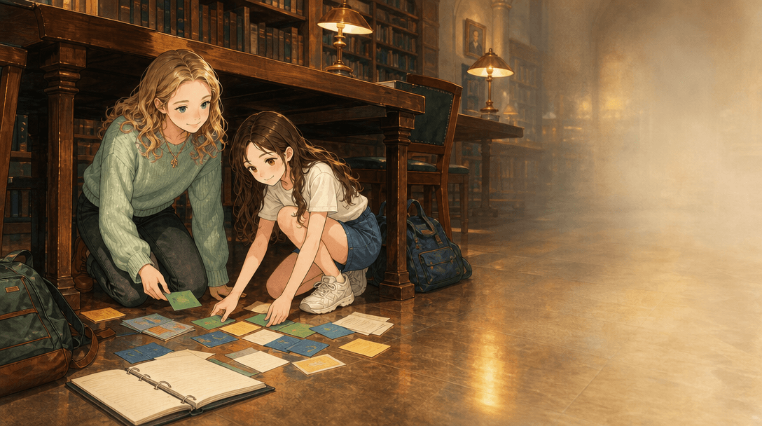 Illustration de la scène 9: Emma prépare son bac
