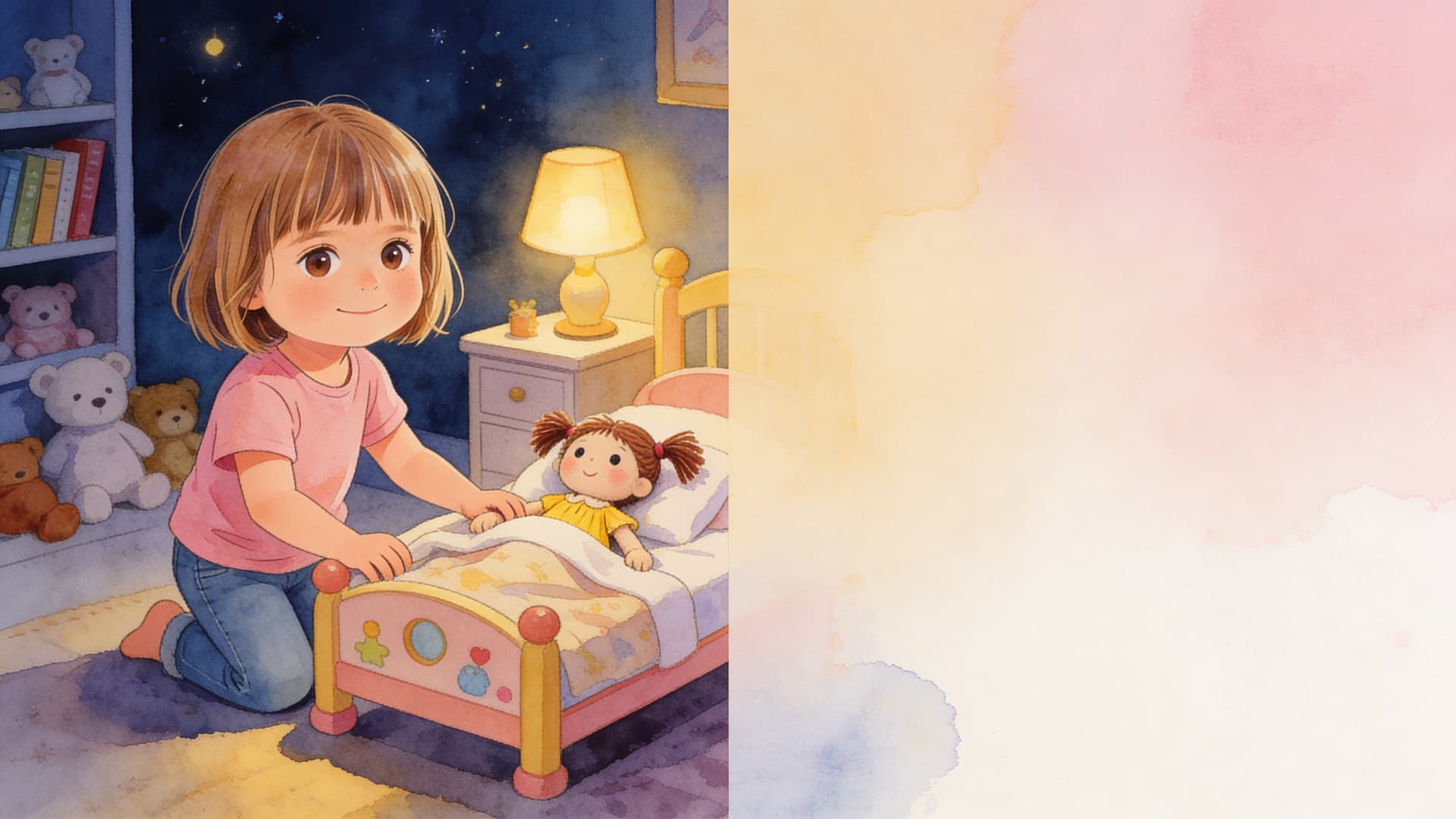 Ilustración de la escena 12: Sofía deja el pañal