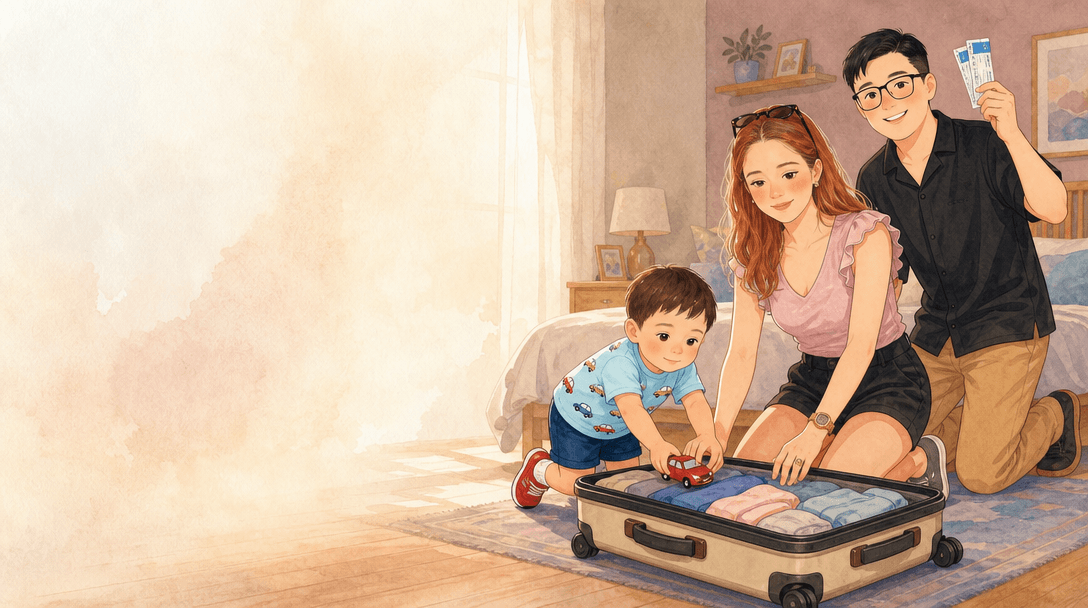 Ilustración de la escena 1: Mi mamá mágica