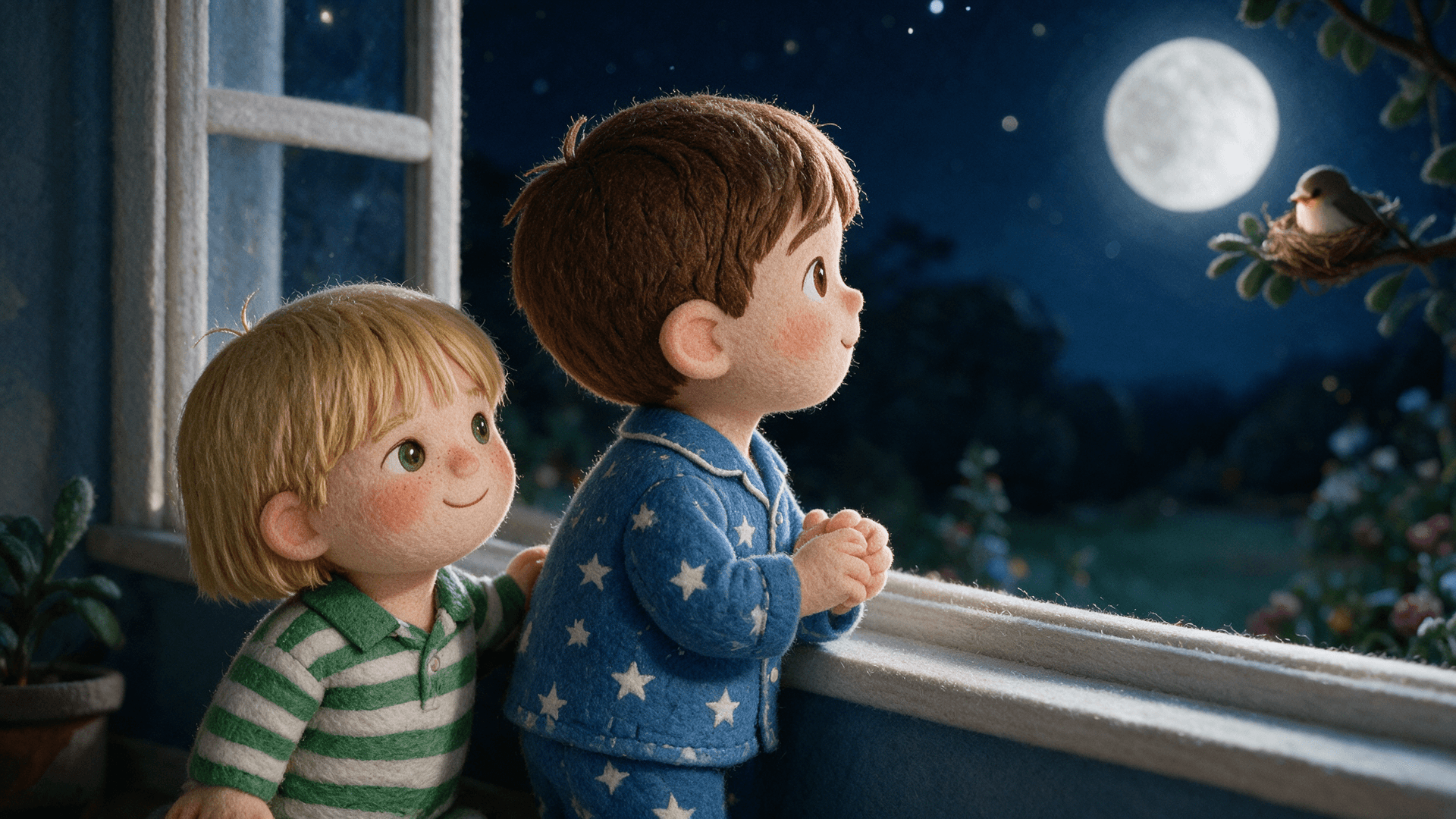 Ilustración de la escena 2: Cuando el mundo se va a dormir