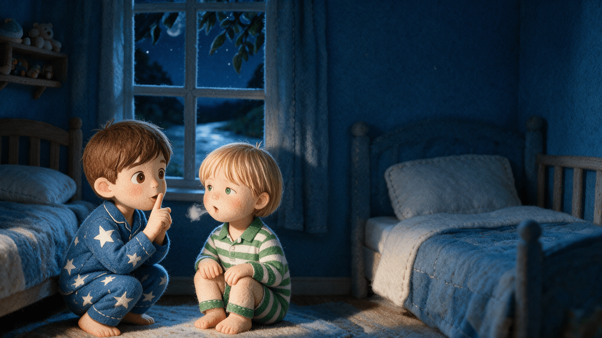 Ilustración de la escena 4: Cuando el mundo se va a dormir