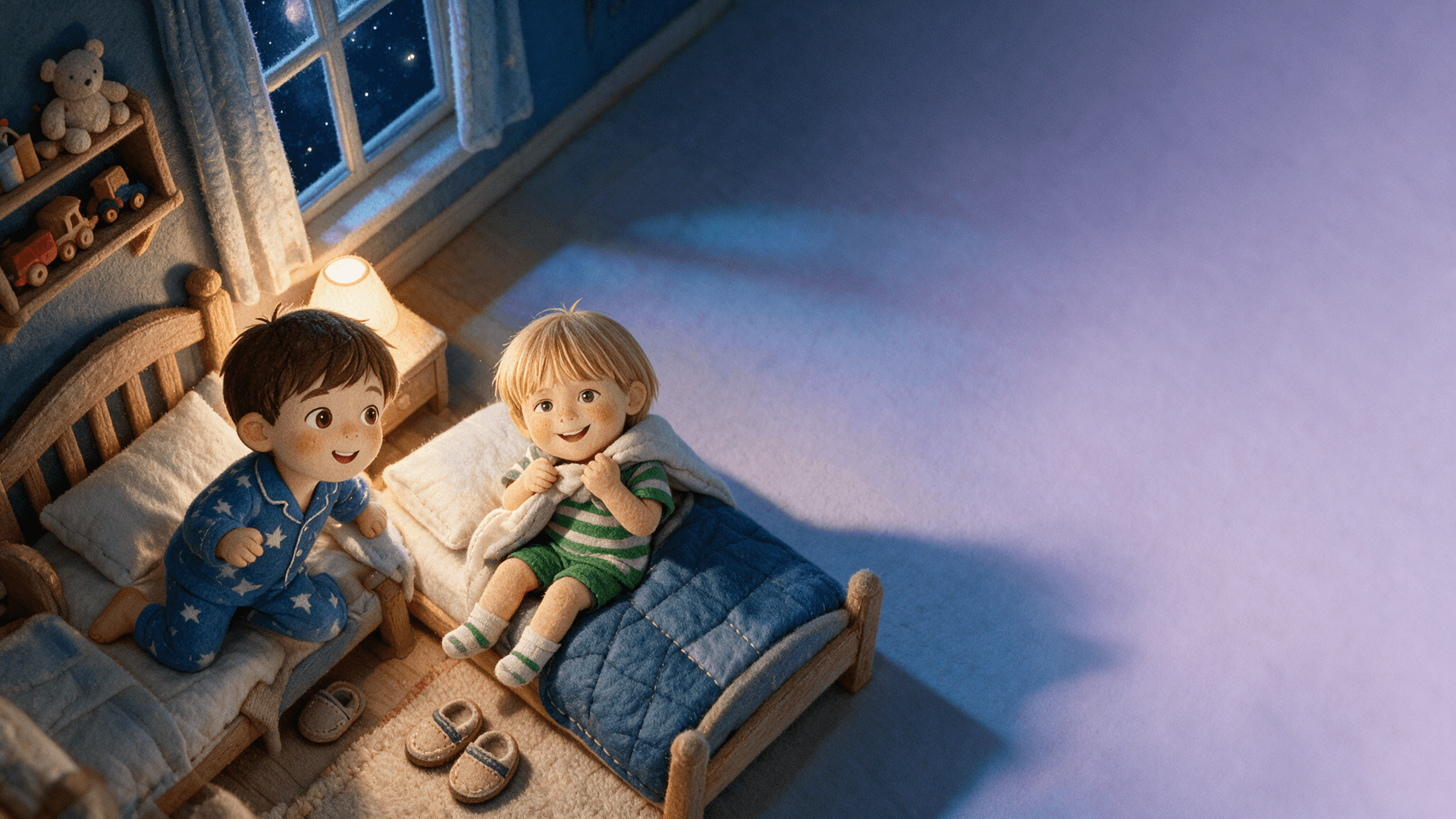 Ilustración de la escena 6: Cuando el mundo se va a dormir
