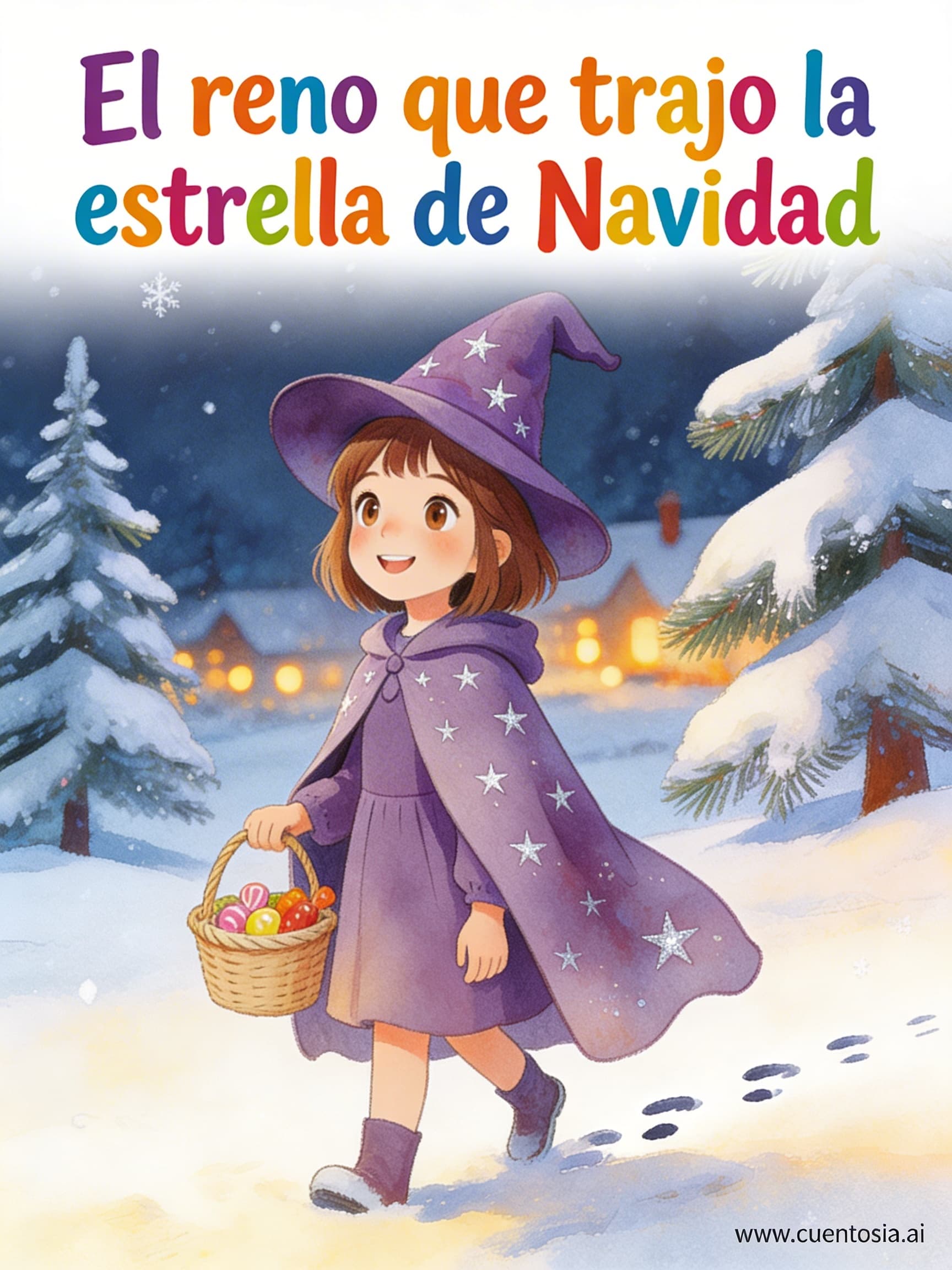 Portada: Luna y la estrella de Navidad