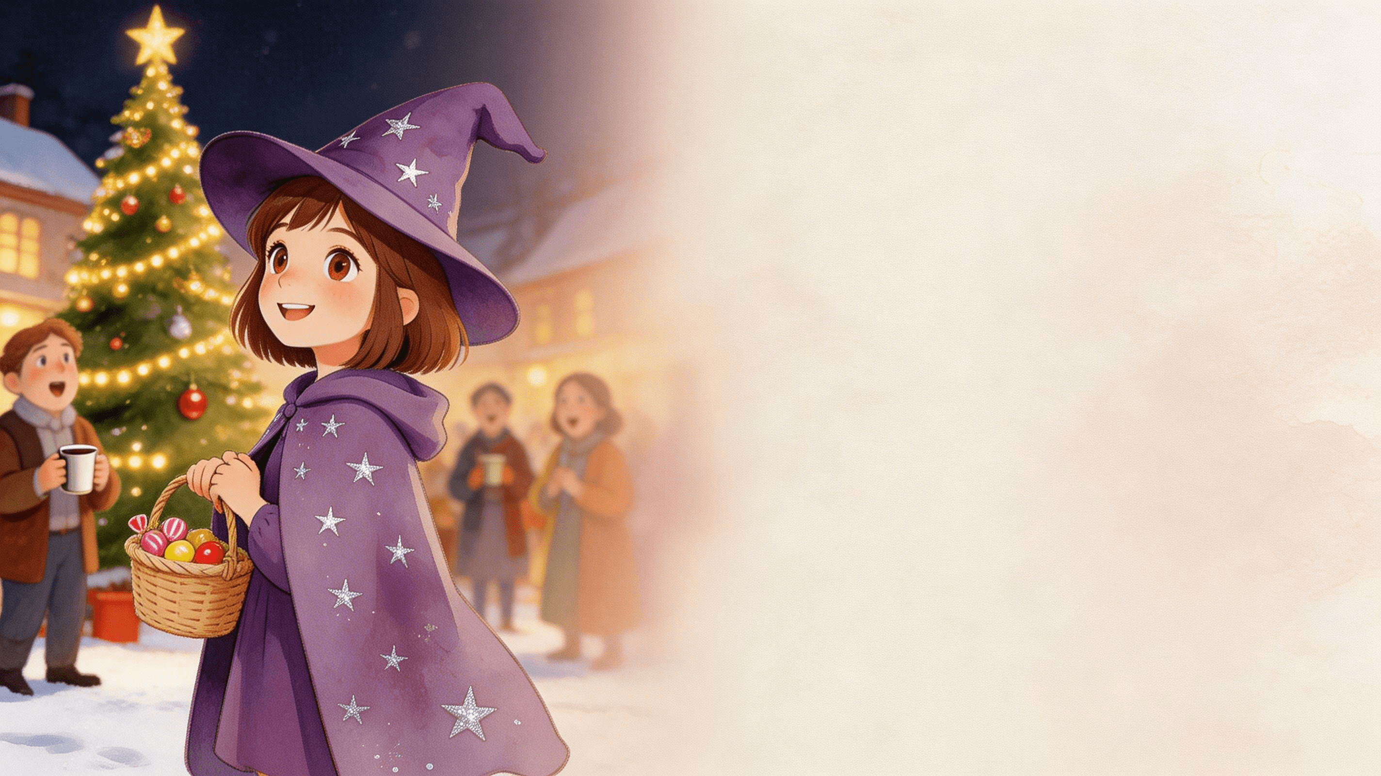 Ilustración de la escena 6: Luna y la estrella de Navidad
