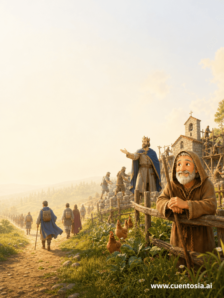 Contraportada: La leyenda del Camino de Santiago: Pelayo y las luces del bosque