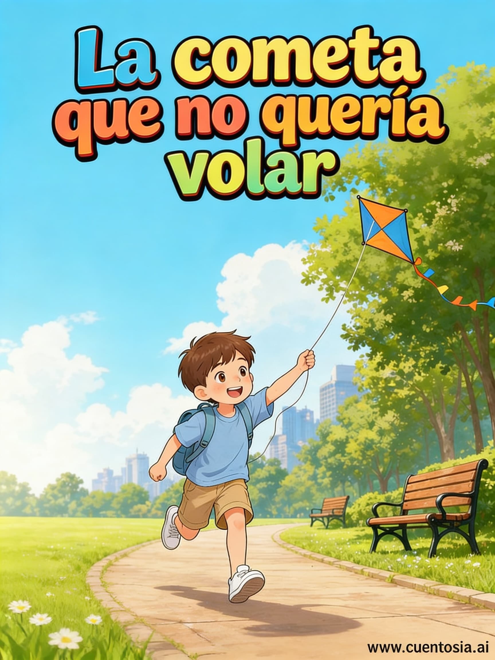 Portada: Lucas y la cometa que no quería volar
