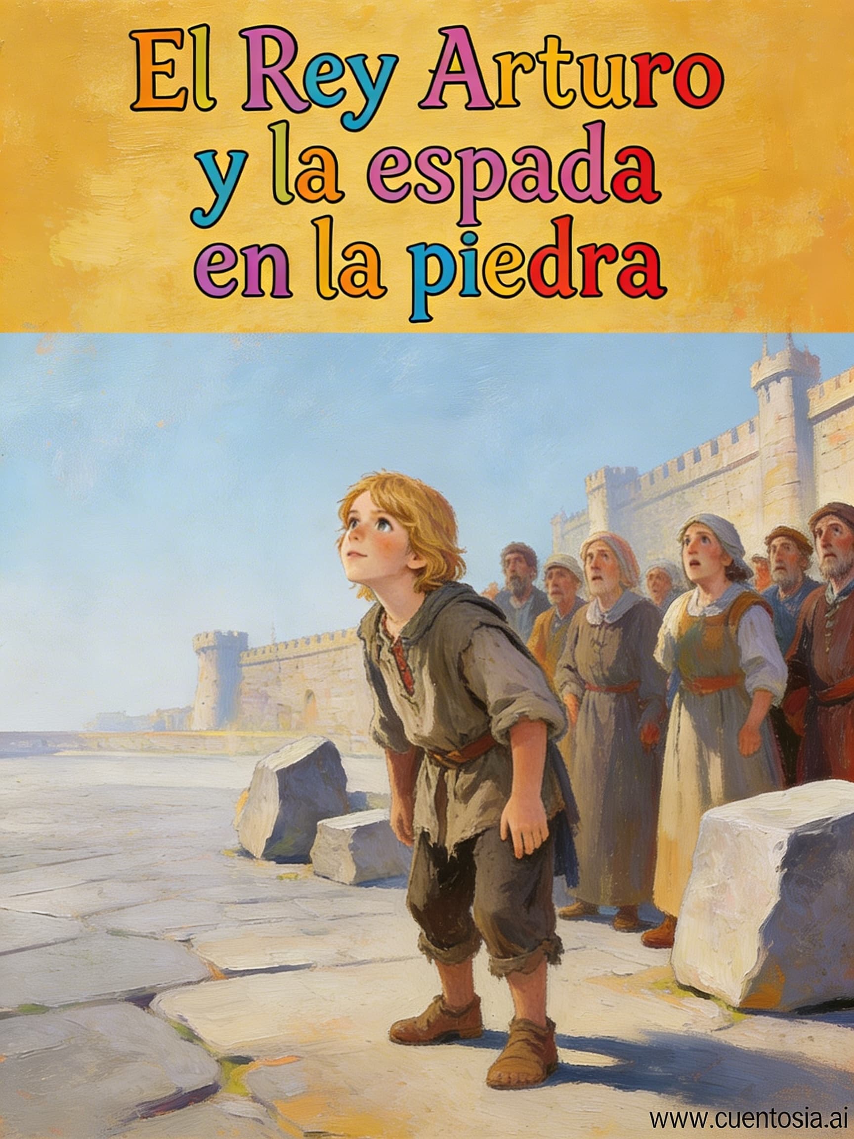 Portada: El Rey Arturo y la espada en la piedra