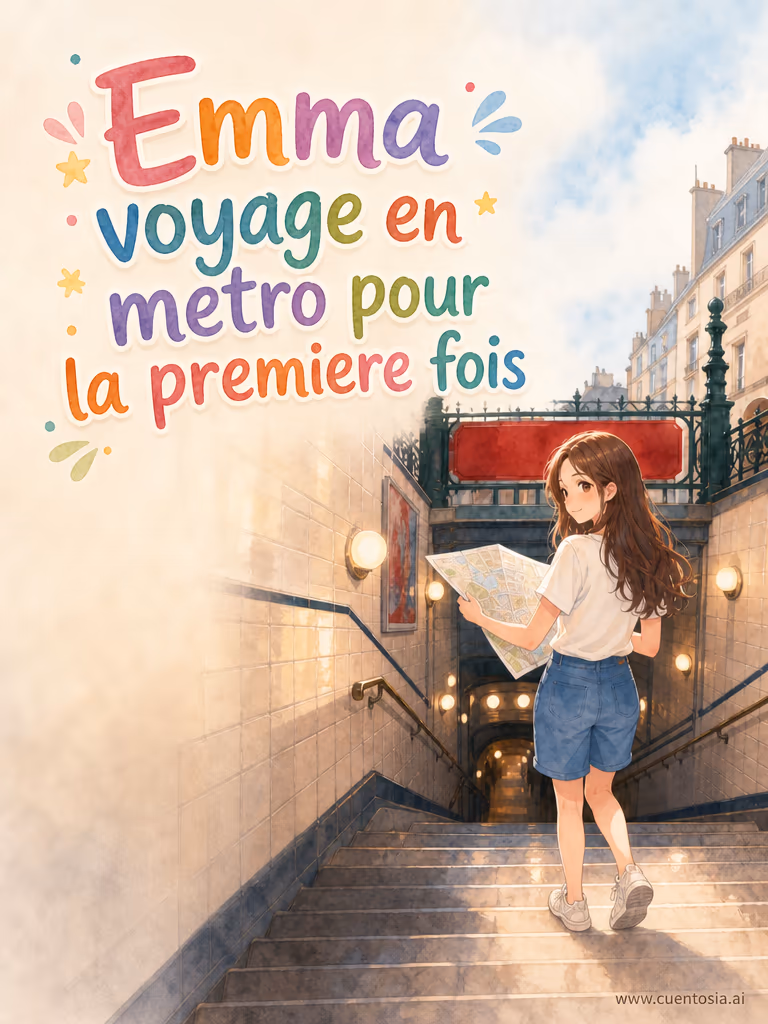 Emma voyage en métro pour la première fois