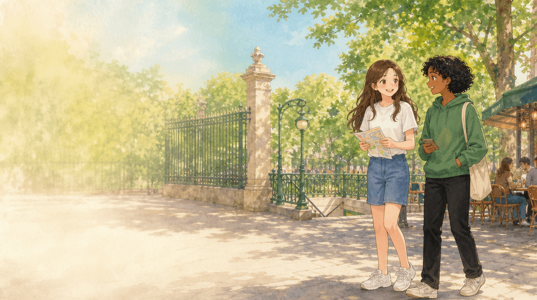 Illustration de la scène 10: Emma voyage en métro pour la première fois