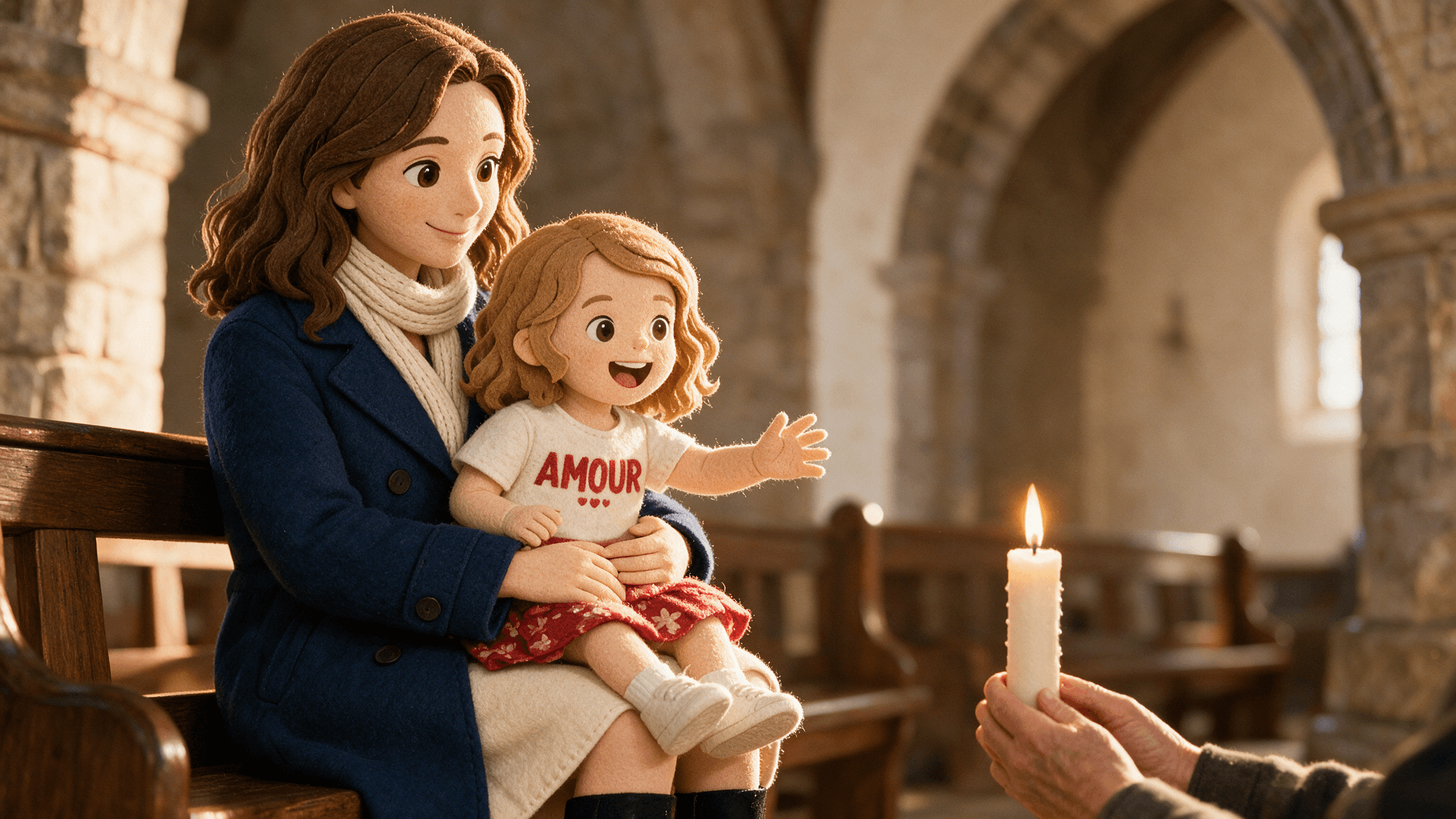 Christening — One of its illustrated scenes