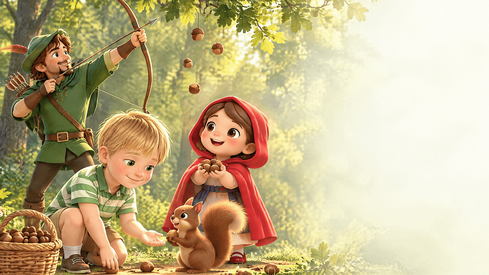 Ilustración de la escena 4: Leo y la merienda perdida