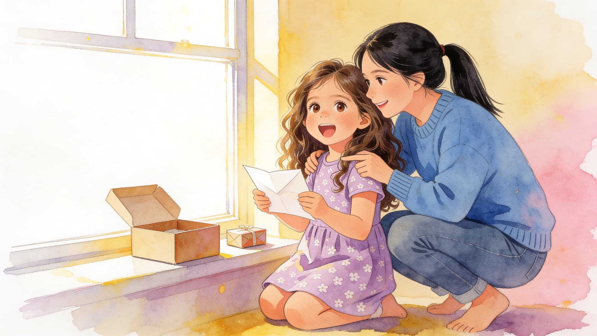 Ilustración de la escena 5: Emma y el hada de chupetes