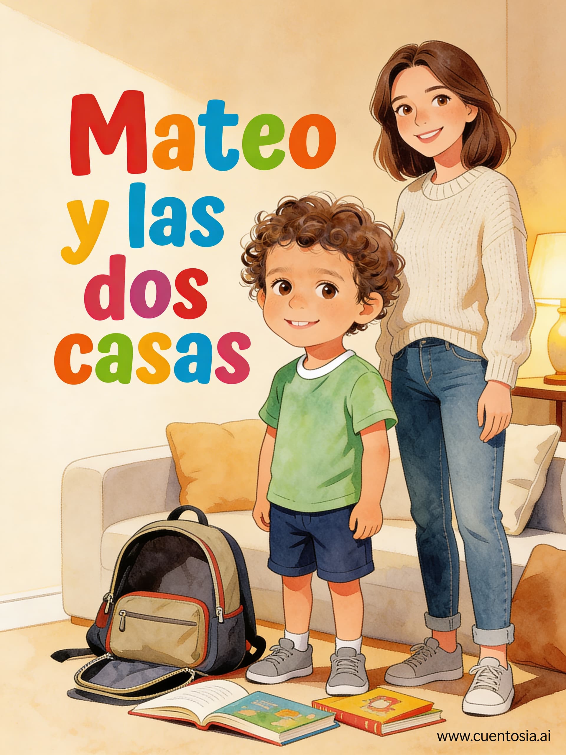 Portada: Mateo y las dos casas