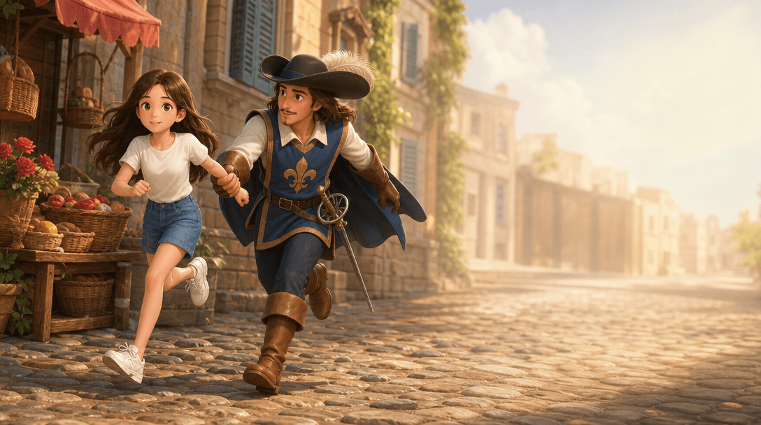 Illustration de la scène 4: L'anniversaire magique d'Emma