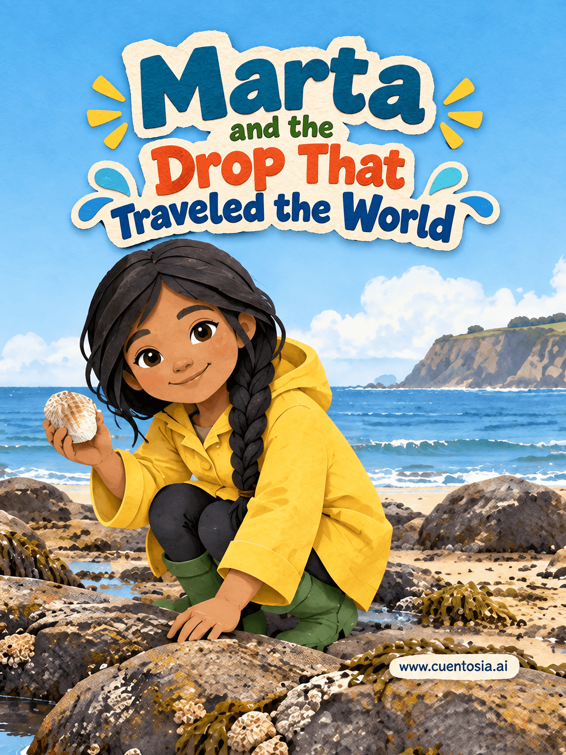 Front cover: Marta and the Drop That Traveled the World