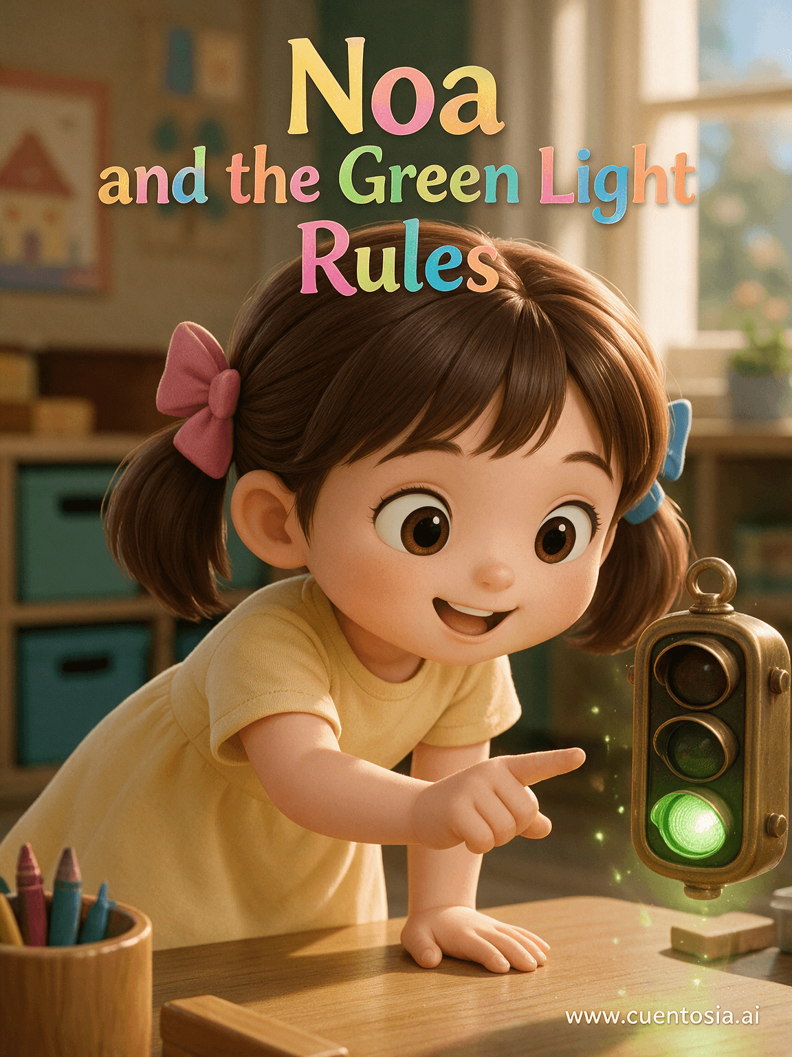 Front cover: Noa and the Green Light Rules