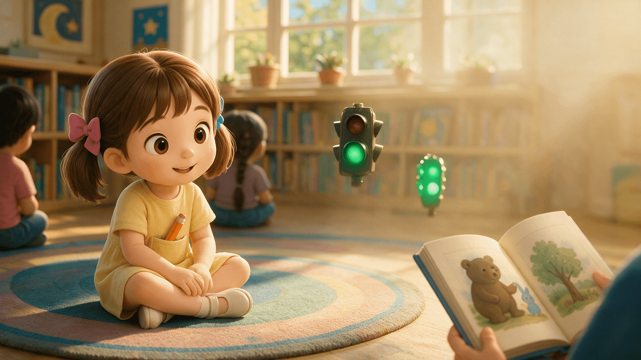 Scene illustration 4: Noa and the Green Light Rules