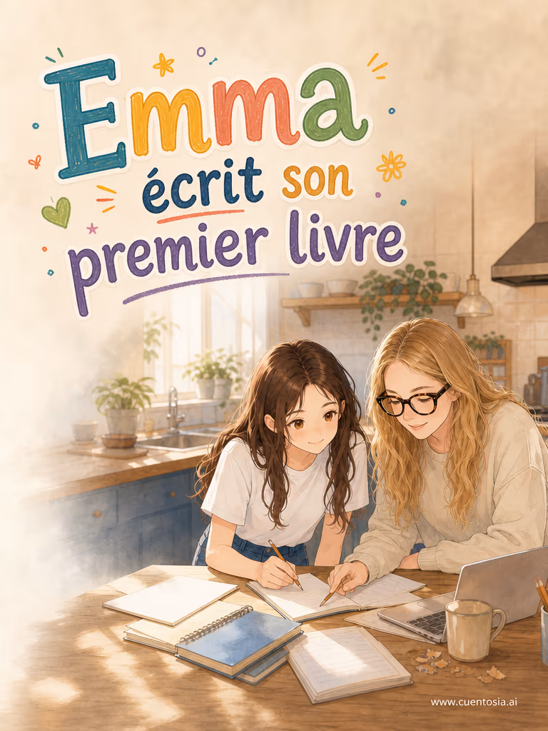 Emma écrit son premier livre