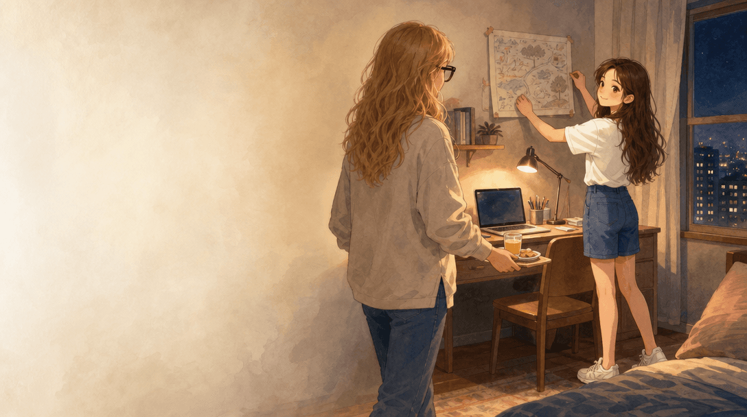 Illustration de la scène 10: Emma écrit son premier livre