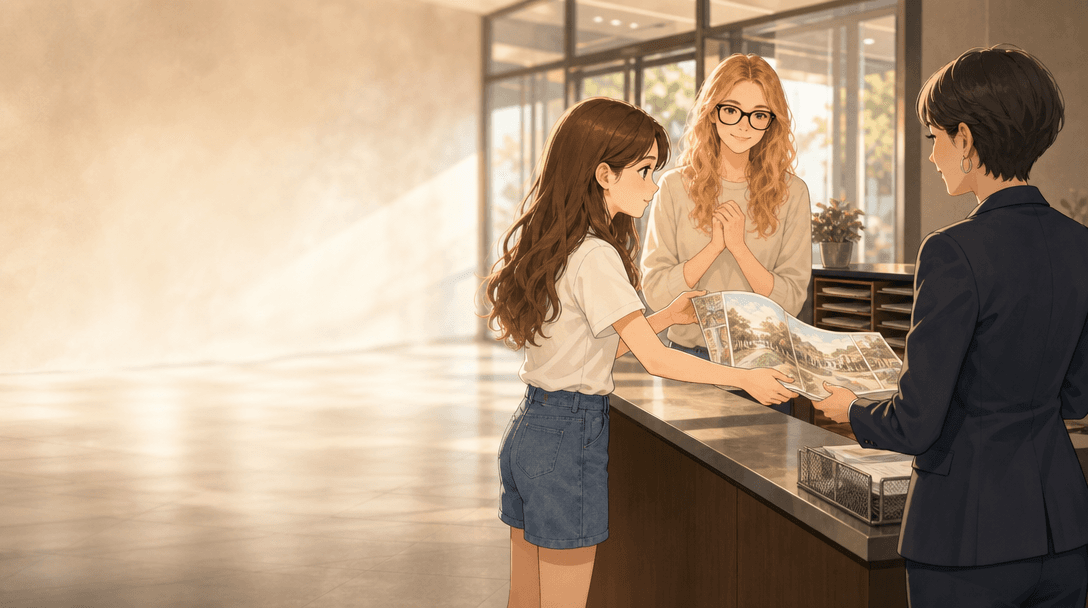 Illustration de la scène 8: Emma écrit son premier livre