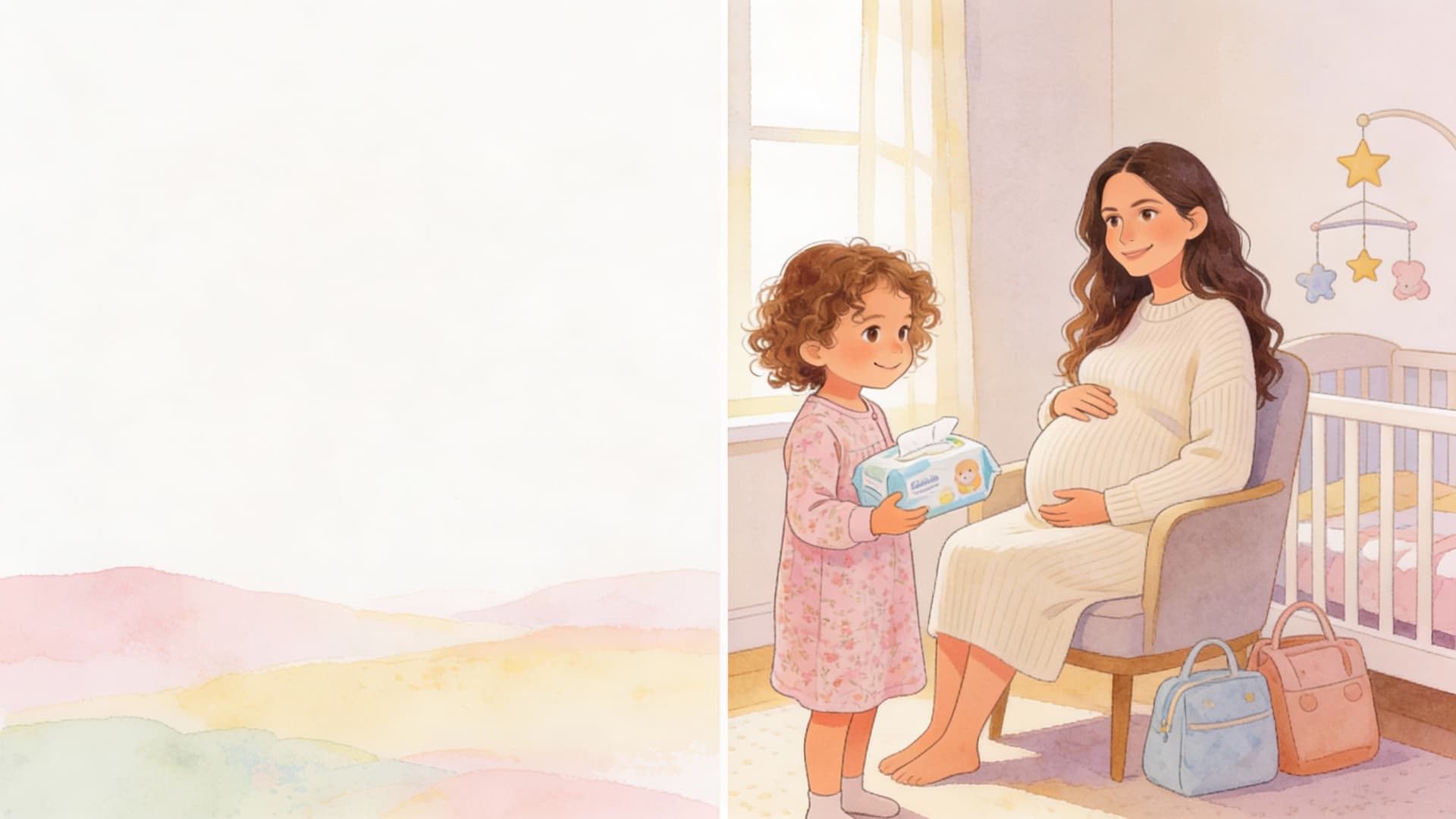 Ilustración de la escena 3: El día que me convertí en hermana mayor