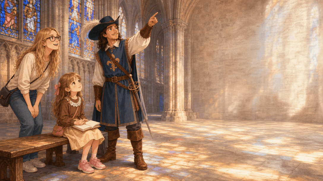 Illustration de la scène 5: Daphnée découvre Troyes