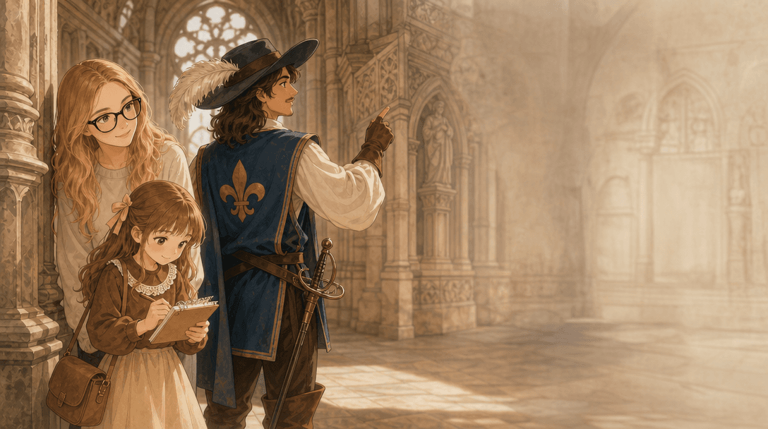 Illustration de la scène 7: Daphnée découvre Troyes