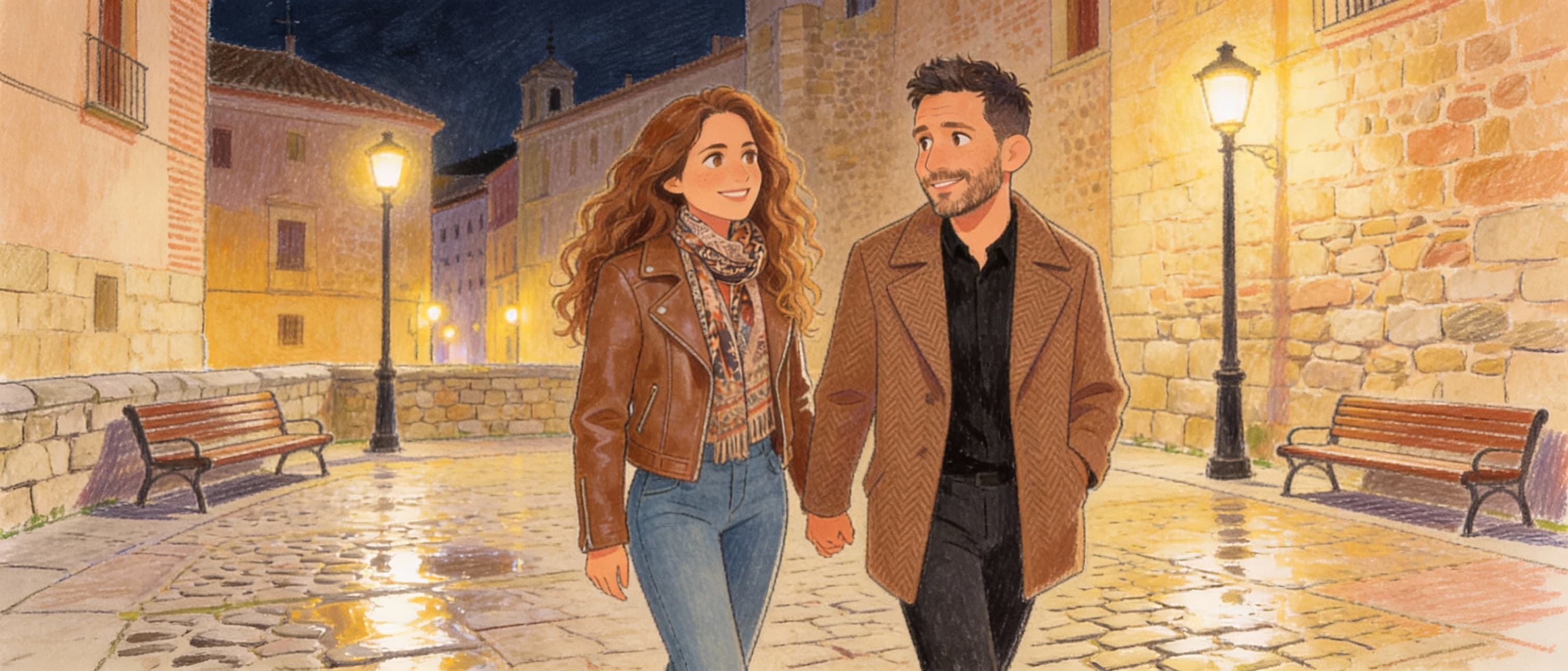 Ilustración de la escena 11: Latido de la Piedra: Una historia de amor en Toledo