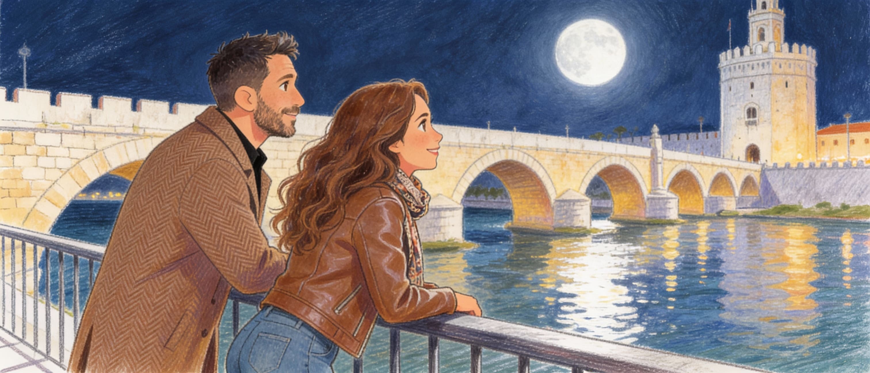 Ilustración de la escena 13: Latido de la Piedra: Una historia de amor en Toledo