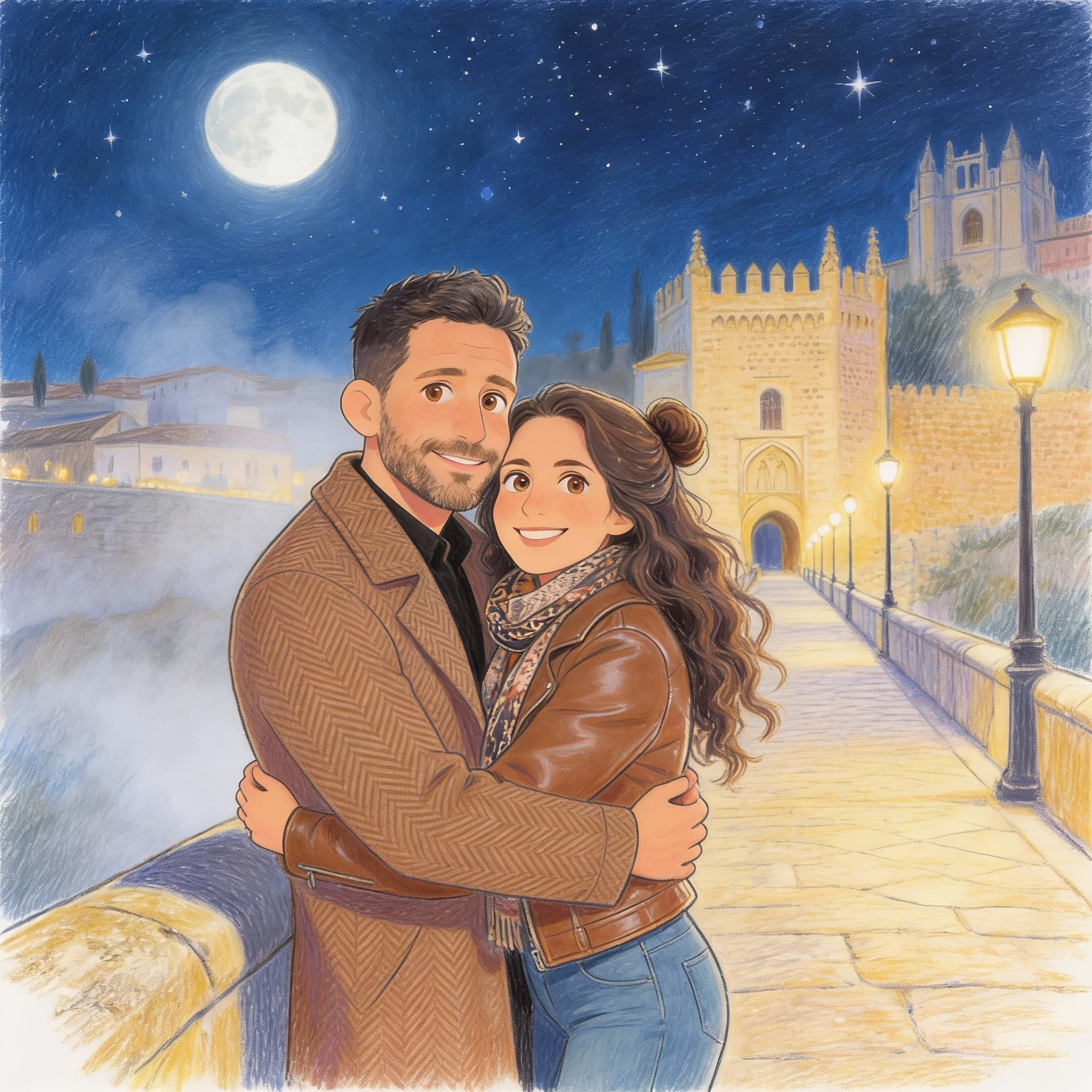 Ilustración de la escena 15: Latido de la Piedra: Una historia de amor en Toledo
