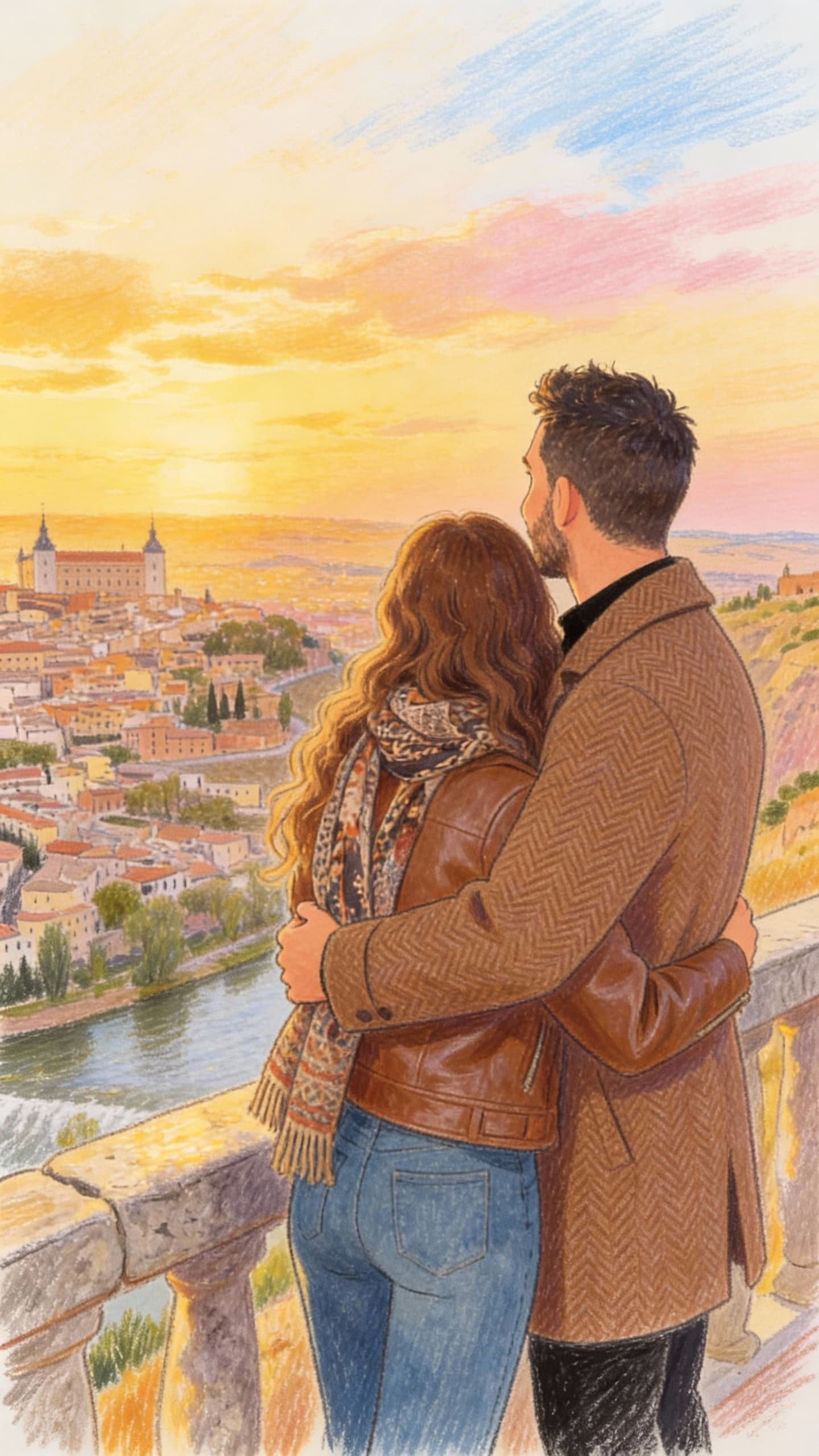 Ilustración de la escena 3: Latido de la Piedra: Una historia de amor en Toledo