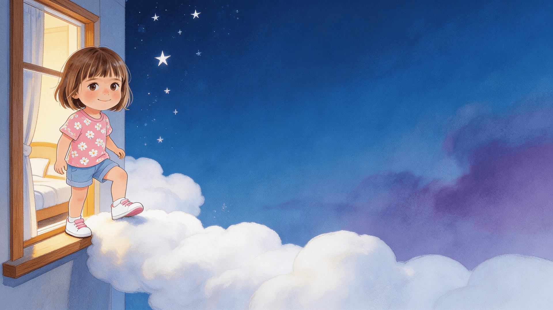 Ilustración de la escena 2: La luna que perdió su brillo