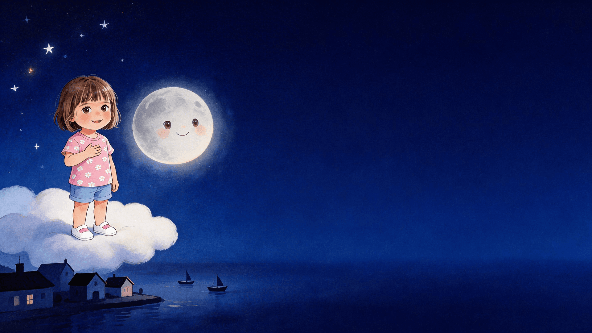Ilustración de la escena 4: La luna que perdió su brillo