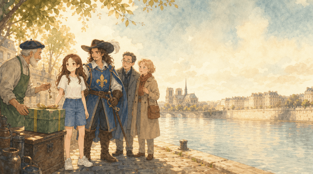 Illustration de la scène 7: Emma découvre Paris