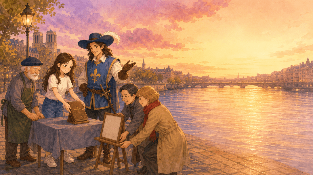 Illustration de la scène 9: Emma découvre Paris