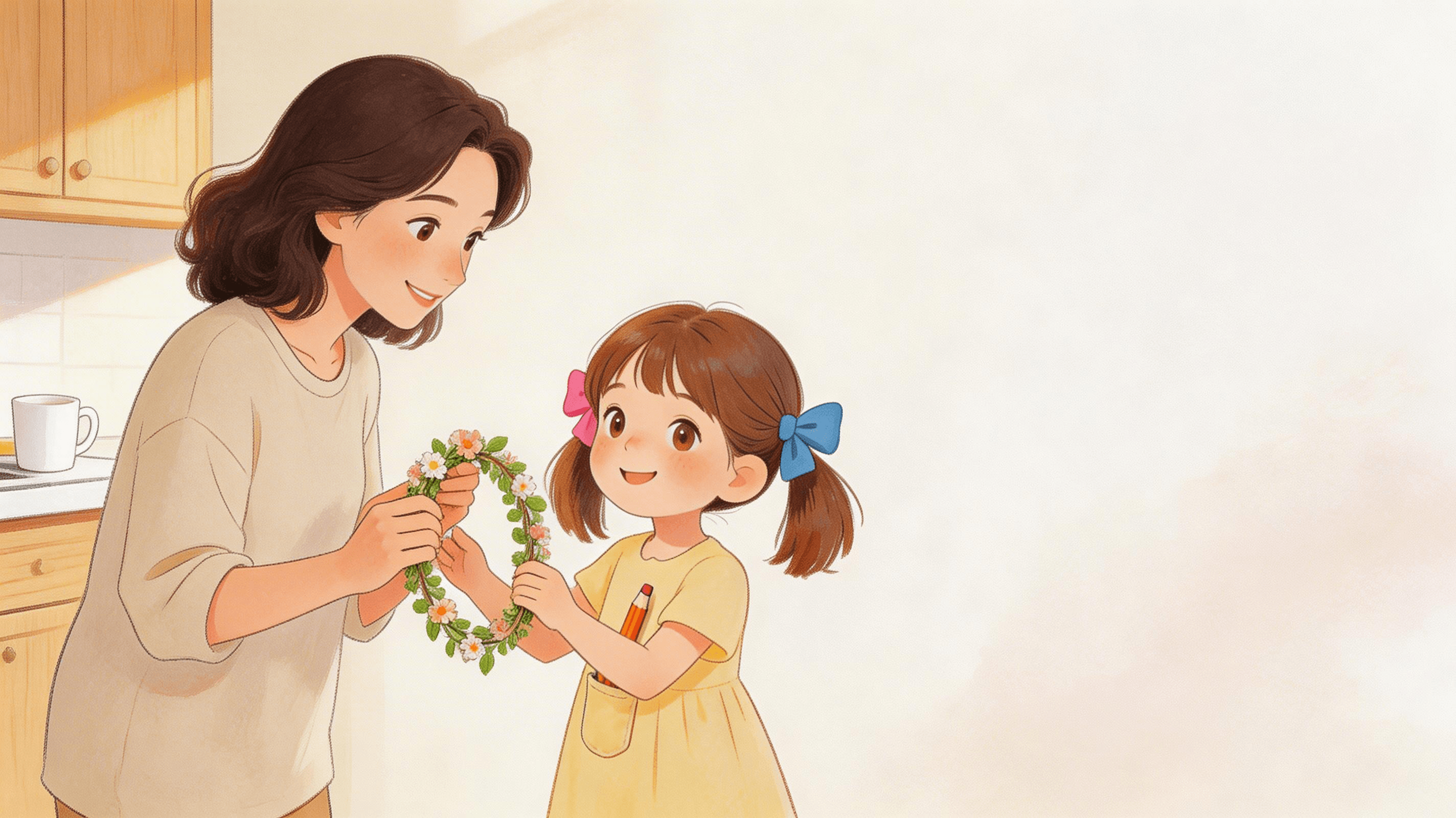 Ilustración de la escena 6: Las estrellas que mamá encendía cada noche