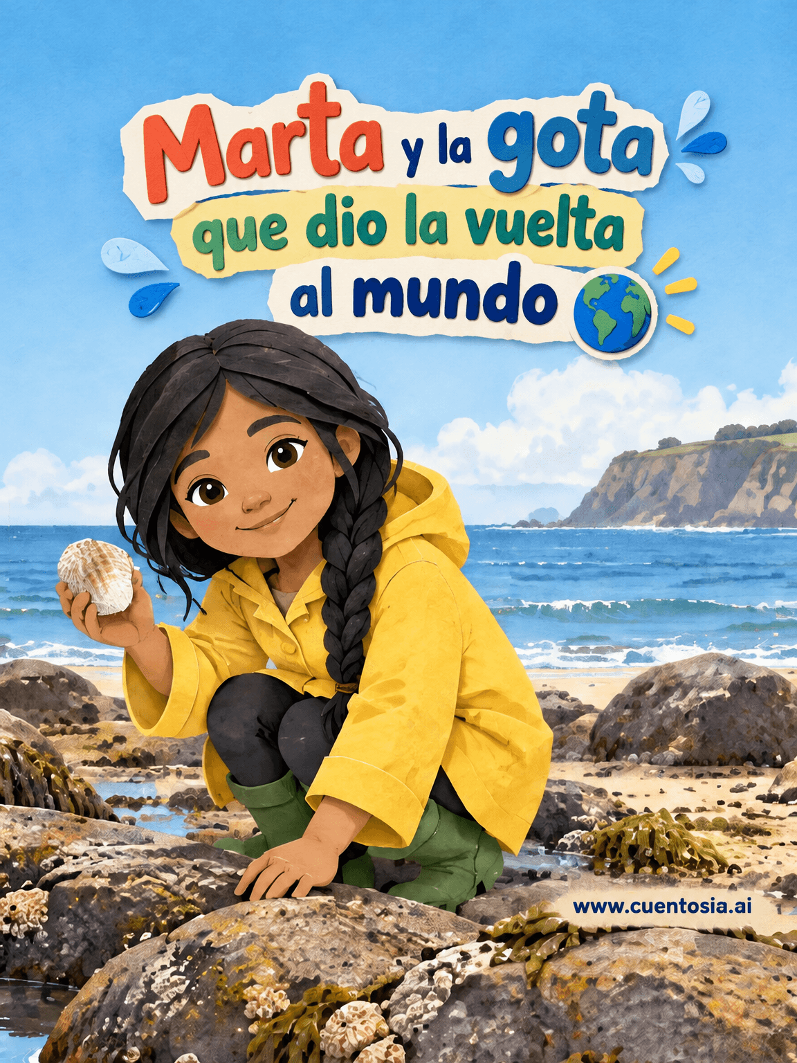 Portada: Marta y la gota que dio la vuelta al mundo