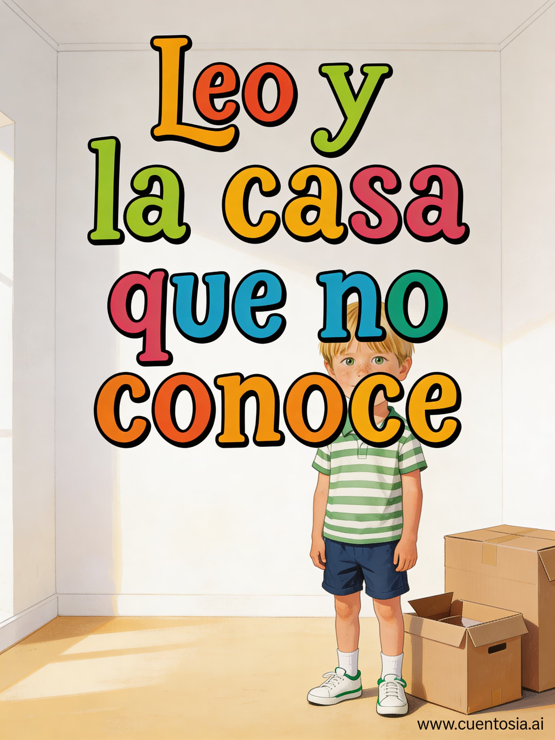 Portada: Leo y la casa que no conoce