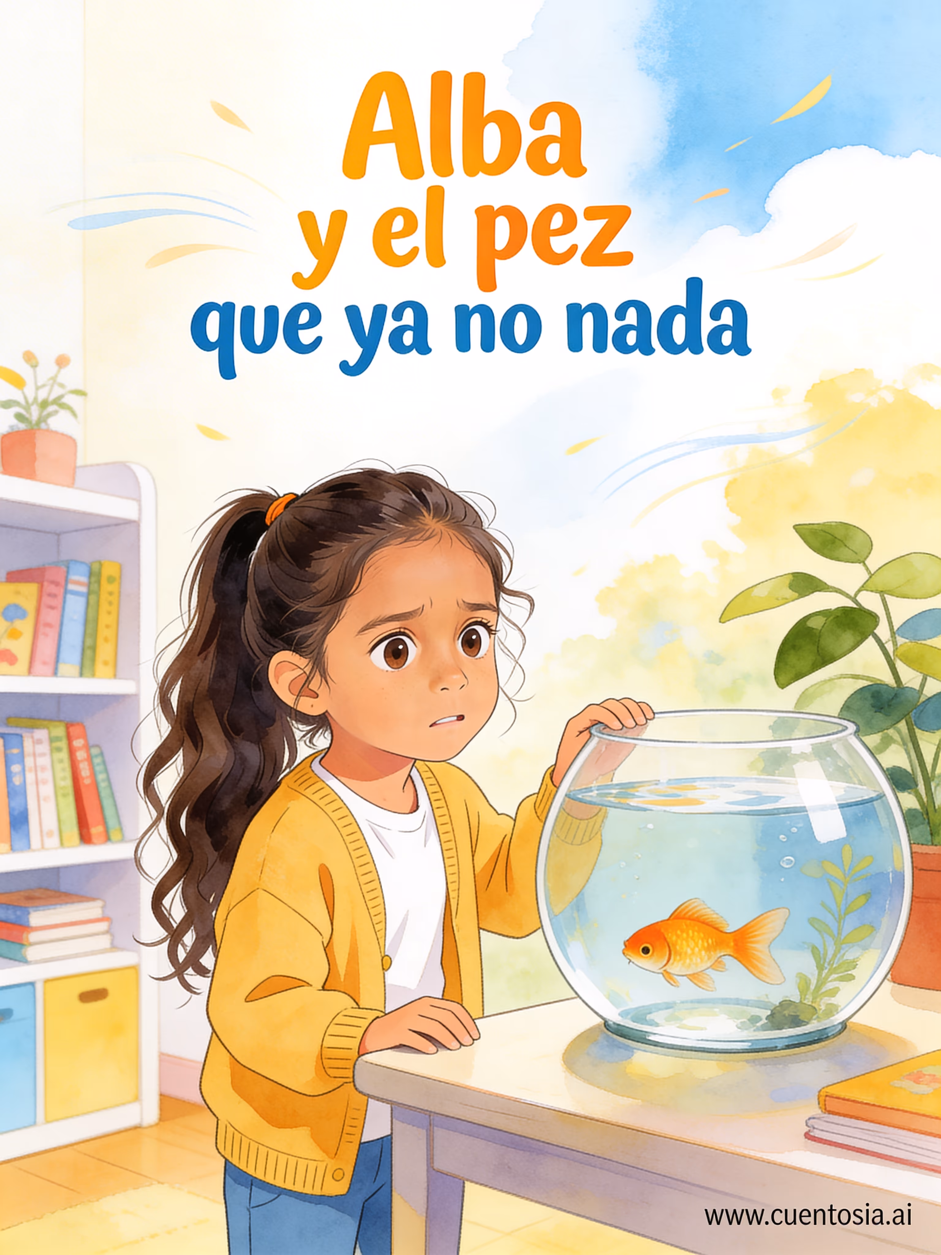 Alba y el pez que ya no nada