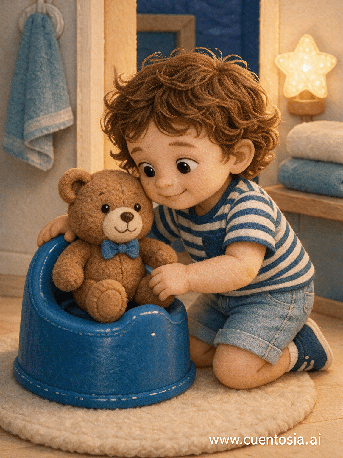Back cover: Hugo and the Brave Little Potty
