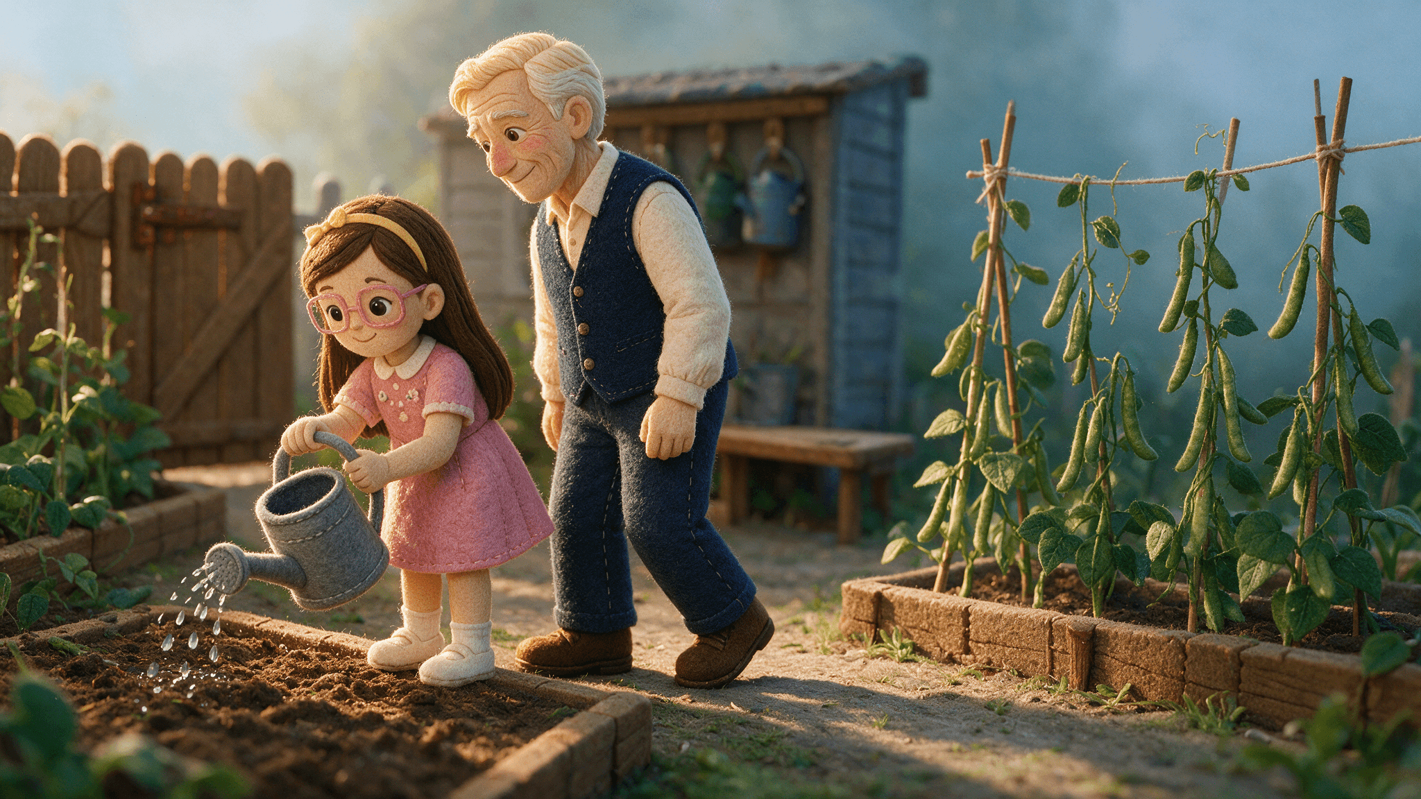 For the grandparents — One of its illustrated scenes